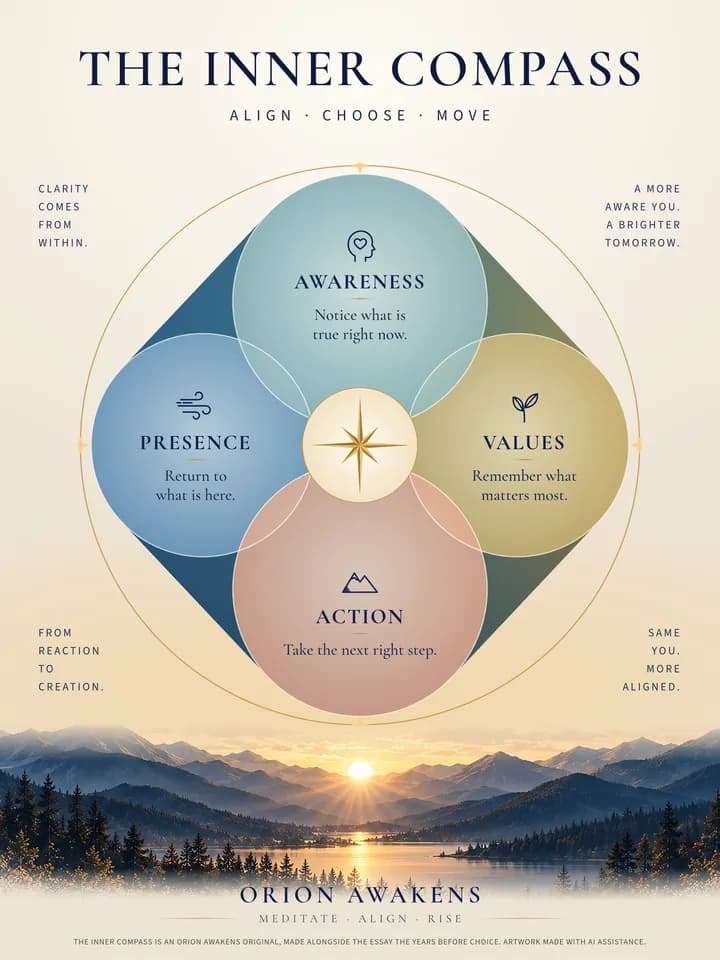 The Inner Compass print